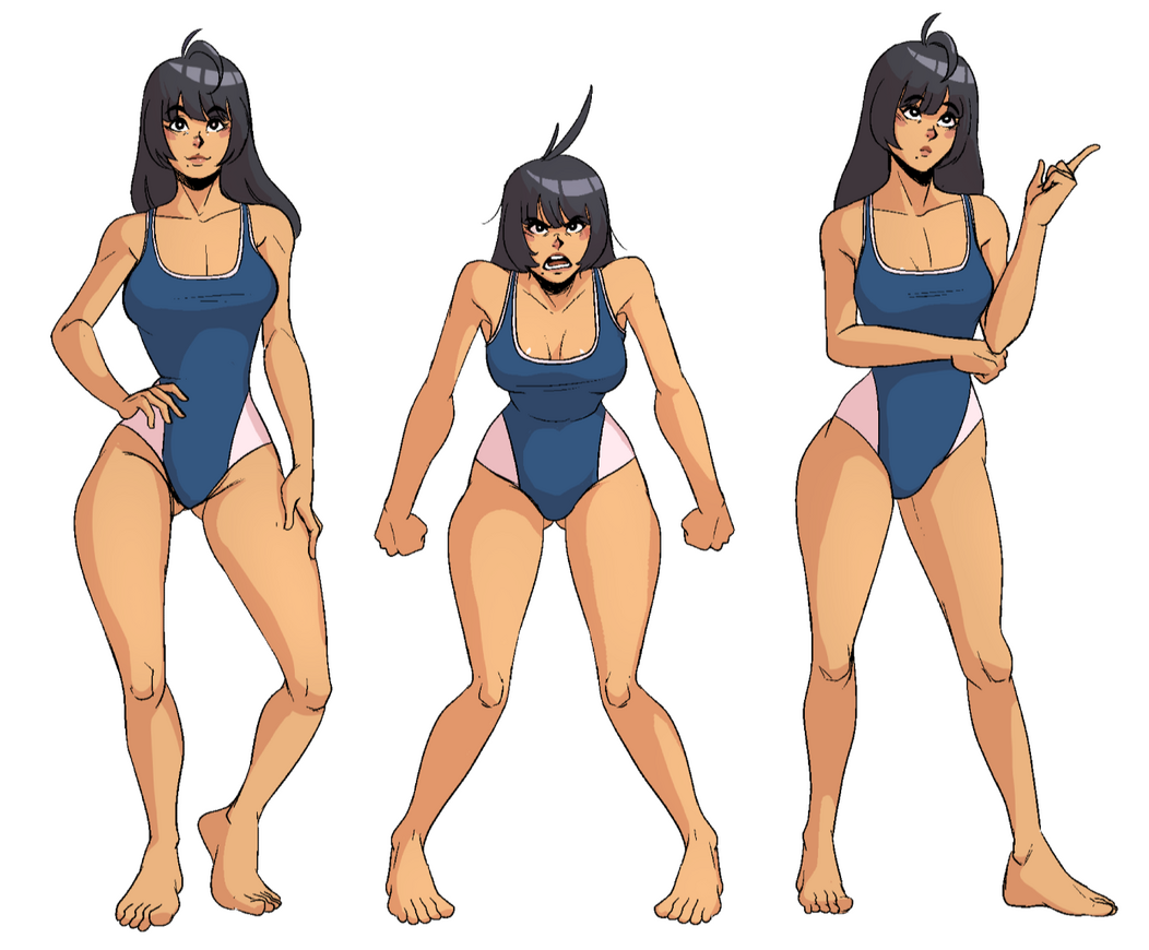 Sayaka the schoolgirl